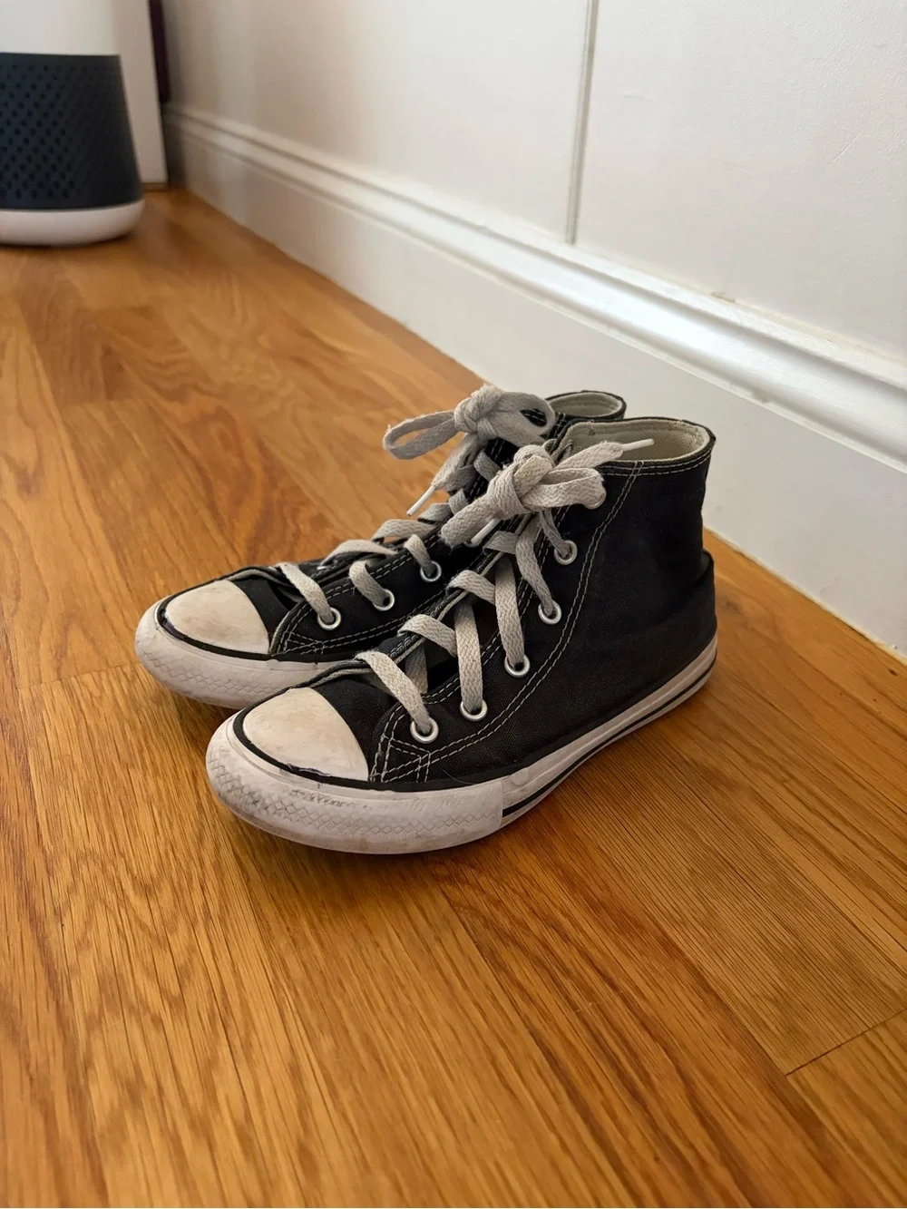 Converse Black and White Chuck Taylor High Top Sneakers